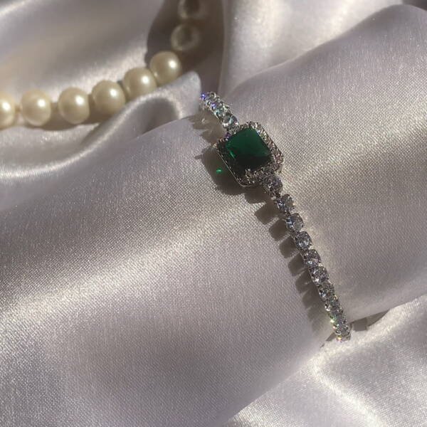 emerald green bracelet - online jewellery